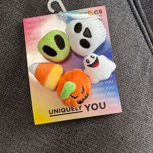 CROCS Jibbitz Charms - Green, White, Orange